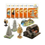 길에듀 만공한국사 시대별 세트3 백제 6종 만들면서 공부하는 한국사 3D 역사퍼즐 입체역사퍼즐