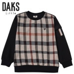 닥스 매장발송 닥스키즈 남아 긴팔 등교 하교 태권도 줄넘기 맨투맨 상의 100