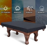 파티킬 7피트 당구대 테이블 커버 방수 실외 420D 폴리에스터 방진 햇빛 파티오 스누커 7 feet