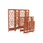 미니어처 스크린 모조 나무 가구 파티션 미니 집 데스크탑 장난감 소품 액세서리 장식 1pc 1개