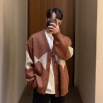 남성 오버핏 가디건 자켓