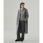 드로우핏우먼 래빗 앙고라 울 핸드메이드 싱글 롱 코트 DFWMCT5491