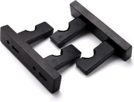 ERMMZZZW 풀 스틱 홀더 벽걸이 랙 당구 큐 수 으로 벽에 두 개를 표시하여 당구대 액세서리와 장비를 정리하는 데 적합합니다 1쌍 1 pair