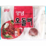 셀섭 양념오돌뼈 냠냠 400g 소주안주 업소용오돌뼈