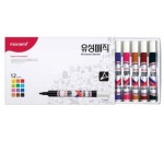 모나미 모나미 모나미 유성매직 5세트 12색