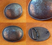 웨스턴 플로럴 이글 도그 버드 스타 교체 벨트 버클 1-1 2 스트랩 멀티 스타일 옵션에 적합