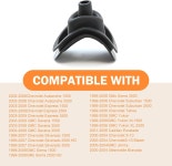 Arwrilt 자동차 수동 변속기 부트 고무 레버 핸들 씰 커버 교체 액세서리 OEM 쉐보레 모델 과 호환 26093753 47106 2609-3753