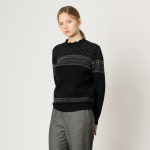 BCBG 블링웨이비넥 니트 b4wak421