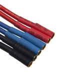 공유 구 6팩 7 87 불릿 커넥터 3 5 바나나 플러그 연장 케이블 남성용 와이어 RC 카 보트 브러시리스 모터 ESC용 14AWG 3