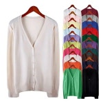 하얀비 20컬러 미시 여름 RN사 여성니트가디건 667401