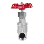 GOVALVE 글로브 밸브 - 1 2 NPT 여성 스레드 스테인리스 스틸 304 헤비 듀티 S 타입 로터리 수문 스톱