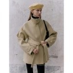 모우트 WOOL HALF COAT MO23WCT005A