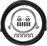 코키 사이클링 산악 도로 자전거용 범용 표준 자전거 브레이크 케이블 하우징 키트 -