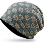 꽃무늬 비니 두건 항암모자