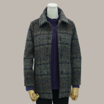 조이마담 프리미엄 체크 울코트 j3404