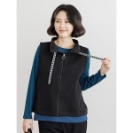 조이마담 옆트임 스트링 조끼 베스트 j3378