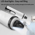 HDskyspeed 사일런트 그룸 프로 네일 그라인더 u2013 초조용한 반려견 안전하고 효율적인 반려동물 발톱 관리