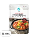 대상 청정원 사골육수 부대찌개 양념 140g 10개