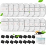 PETLIBRO 캡슐 반려동물 분수와 호환되는 VinDox 32팩 교체용 고양이 분수 필터 71oz 2 1L 울트라 4 4 packs Filters PLWF002