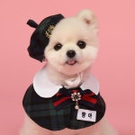 모모스페이스 교복 케이프 넥카라 강아지 스카프 고양이 유치원 애견 악세서리 대형견 소형 1개
