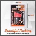 SEDY 7피스 미니 헥스 키 SAE 세트 임페리얼 L 쉐이프 앨런 렌치 0 028 0 035 0 05 1 16 5 64 3 32 7 64 7-Piece Mini SAE Hex