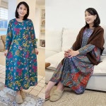 쉬즈마담 회색미니꽃 도형꽃 홈드레스 할머니 잠옷 h8562