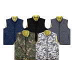 방한조끼 MR 기모깔깔이 차이나넥 패딩조끼 극세사 기모안감 생활방수 근무복 작업복 워크웨어 국산