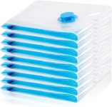 진공 보관 가방 의류용 중간 공간 절약 밀봉 8개 압축 담요 여행 8 MEDIUM