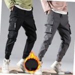 남성 2색 건빵주머니 편한 슬림핏 조거팬츠 STC-4109