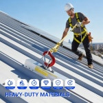 테인피스 낙하 방지 스탠딩 솔기 루프 앵커 클램프 금속 알루미늄-고체 영구 지붕 등반용 안전 시스템 작업 OSHA ANSI 준수