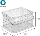 iDesign 투명 샤워 캐디