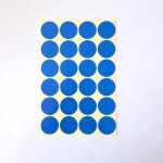 컬러 원형스티커 1장 24p 3