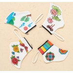 민화샵 민화샵 전통 버선 양말 만들기 1개 모란도