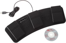 케골 PC USB 트리플 풋 스위치 페달