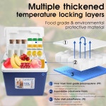 11Qt 19Qt 단열 휴대용 쿨러 누수 방지 아이스박스 하드 바비큐 캠핑 핀닉을 위한 추가 아이스 팩