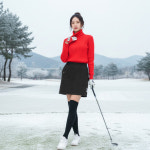W-29 패딩 뒷 세줄 기본 H라인 여성 골프 스포츠 웨어 속 반바지 겨울 랩 스커트