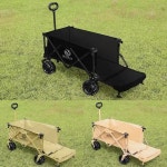 레드코코 캠핑웨건 카트 뒷문오픈 광폭타이어