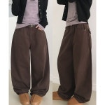 백포인트 위드미 코튼 와이드 팬츠 S