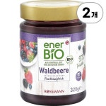 에너바이오 에너바이오 포레스트베리 후르츠 스프레드 enerBiO Forest Berry Fruit Spread 320g 2개