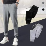 밴드라인 바지 짐 트레이닝복타이트핏 조거 머스트해브 트라우저 WFKK3JW