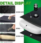 당구대 풀 테이블 보호 당구대용 매트 삽입 식탁에 접이식 탈착식 폼 매트 지퍼 검은색