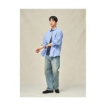 시어서커 핀 스트라이프 셔츠  BC5364C20Q