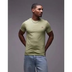 리바이스 리바이스 오리지널 배트윙 로고 슬럽 저지 티셔츠 인 라이트 그린 10714845