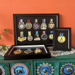 매달보관함 금메달 케이스 마라톤 벽걸이 남성 도전 메달 훈장 액자 마운트 전시 액세서리 7 블랙박스 한장씩