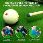 HMQQ 초프리미엄 나노 풀 큐 초크 세트 정밀 그립 뛰어난 클린 성능 고급 플레이어 감정가를 위한 엘리트 선물 2팩 u2013 럭셔리 당구