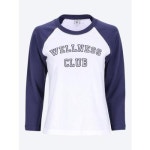 스포티앤리치 웰니스 클럽 베이스볼 티셔츠 긴팔티 TO046620010
