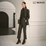 에스제이와니 SJ와니 이태리 나파 램스킨 와이드팬츠 M 딥브라운