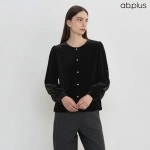 에이비플러스 에이비플러스 ab plus 벨벳 골드버튼 셔링 블라우스 LSA1MB32A