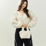 딘트 부클 기모 크롭 가디건 j3062