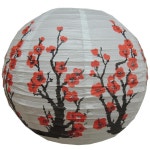 아시아몰 일본등 일식등 종이등 조명등 일식소품 이자카야소품 한지등 종이원형매화등-2